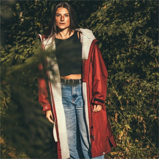 Dryrobe Burgundy Sand Camo