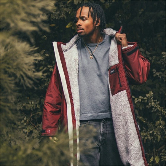 Dryrobe Burgundy Sand Camo