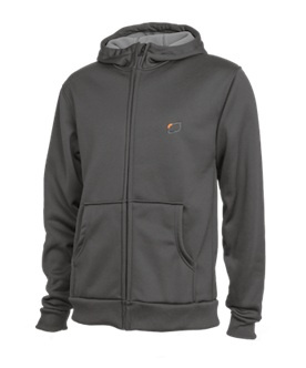 Ozone Hoody Grey - Zip Ozone Embroidery
