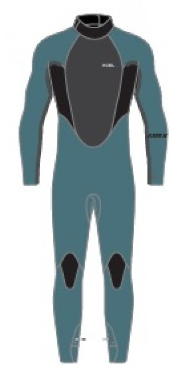 Våtdräkt Herr 5/4 Xcel Axis OS Wind Tinfoil