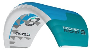 Ozone Pocket Rocket Parawing with control system and bag