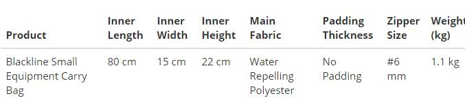 Unifiber Small Equipment Carry Bag (Utrustningsväska)