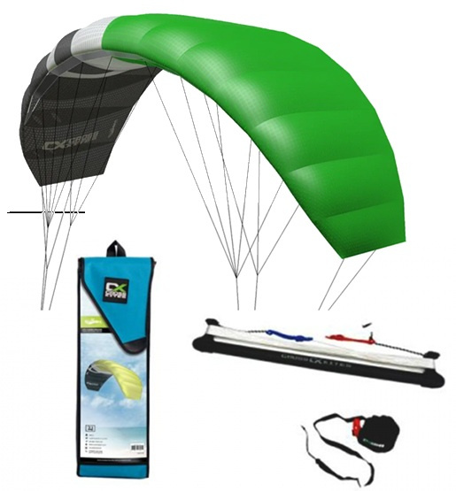 CrossKites Boarder 1.8 Fluor Green R2F