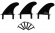 Vision Ignite Surfboard Fins & Screws Vision Ignite Surfboard Fins & Screws