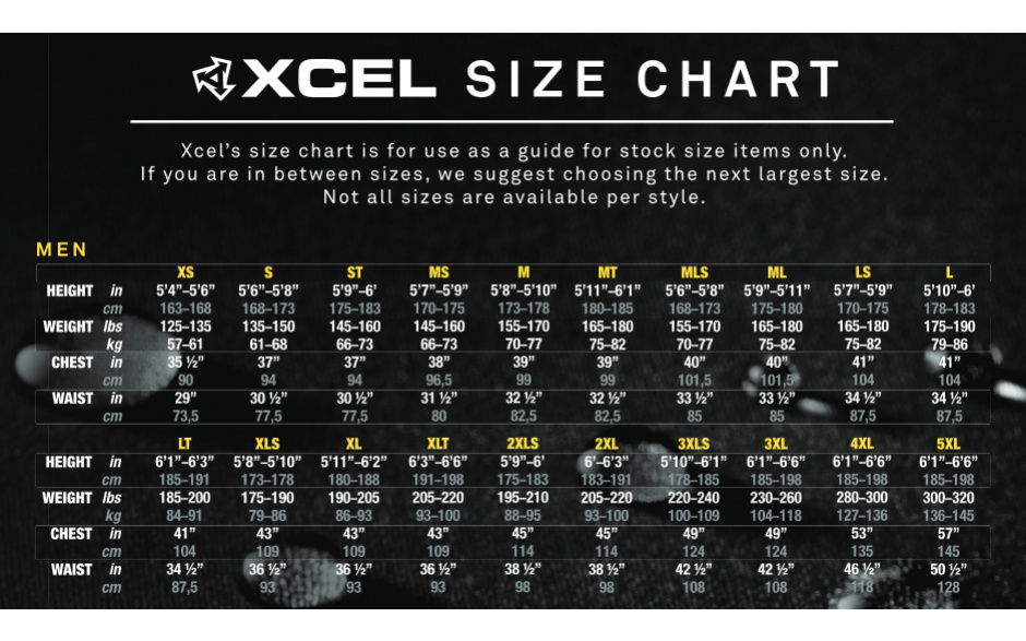 Våtdräkt Herr 5/4  XCEL Axis X X2 hooded