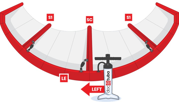 Bladder till Airush Lithium 2012 12kvm full set