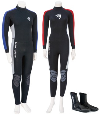 Ascan våtdräktspaket med skor