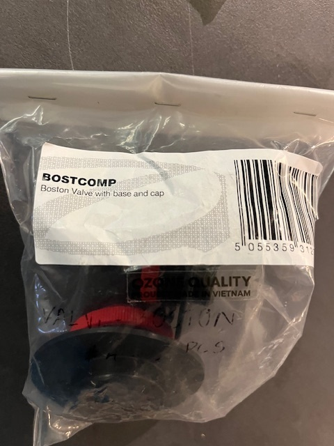 Ozone Boston Valve with Bas and Cap