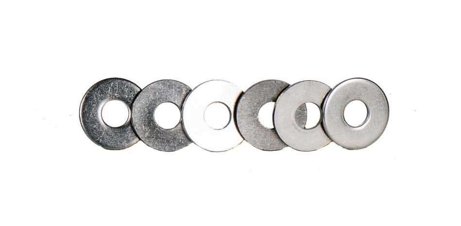 Rostfri bricka för fenskruv