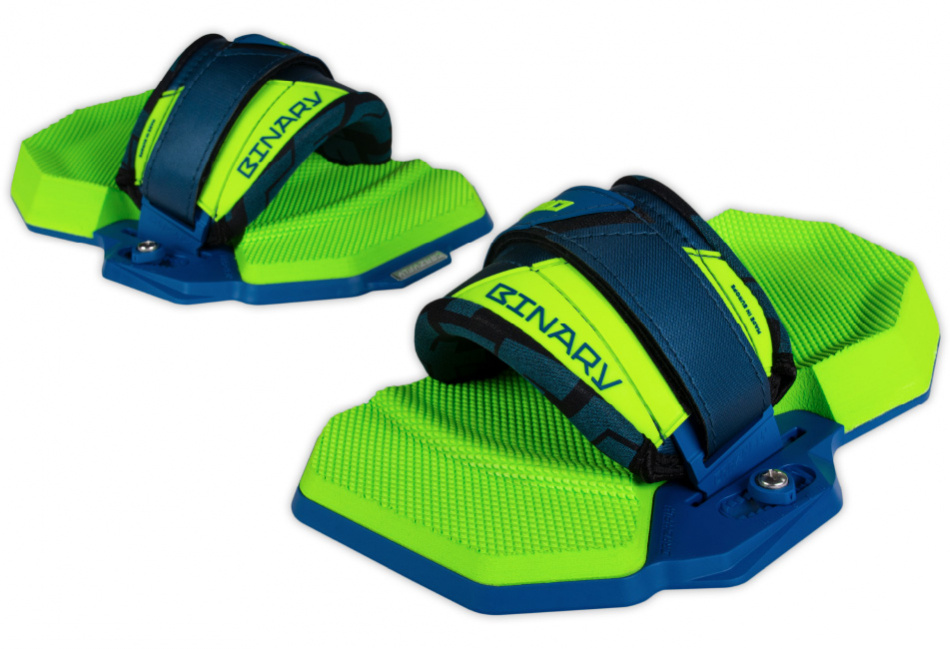 Crazyfly Binary binding Green (Pads and Straps)