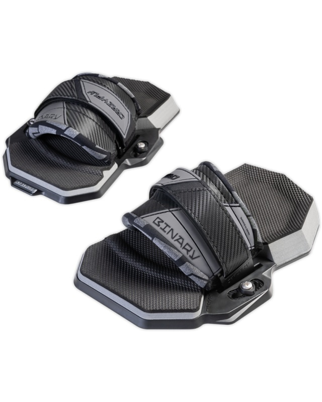 Crazyfly Binary binding II Black (Pads and Straps)