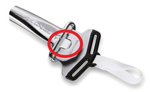 Dakine clip lock white till dakinesele 2 pack