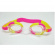 Olanders Dino simglasögon för barn rosa/gul