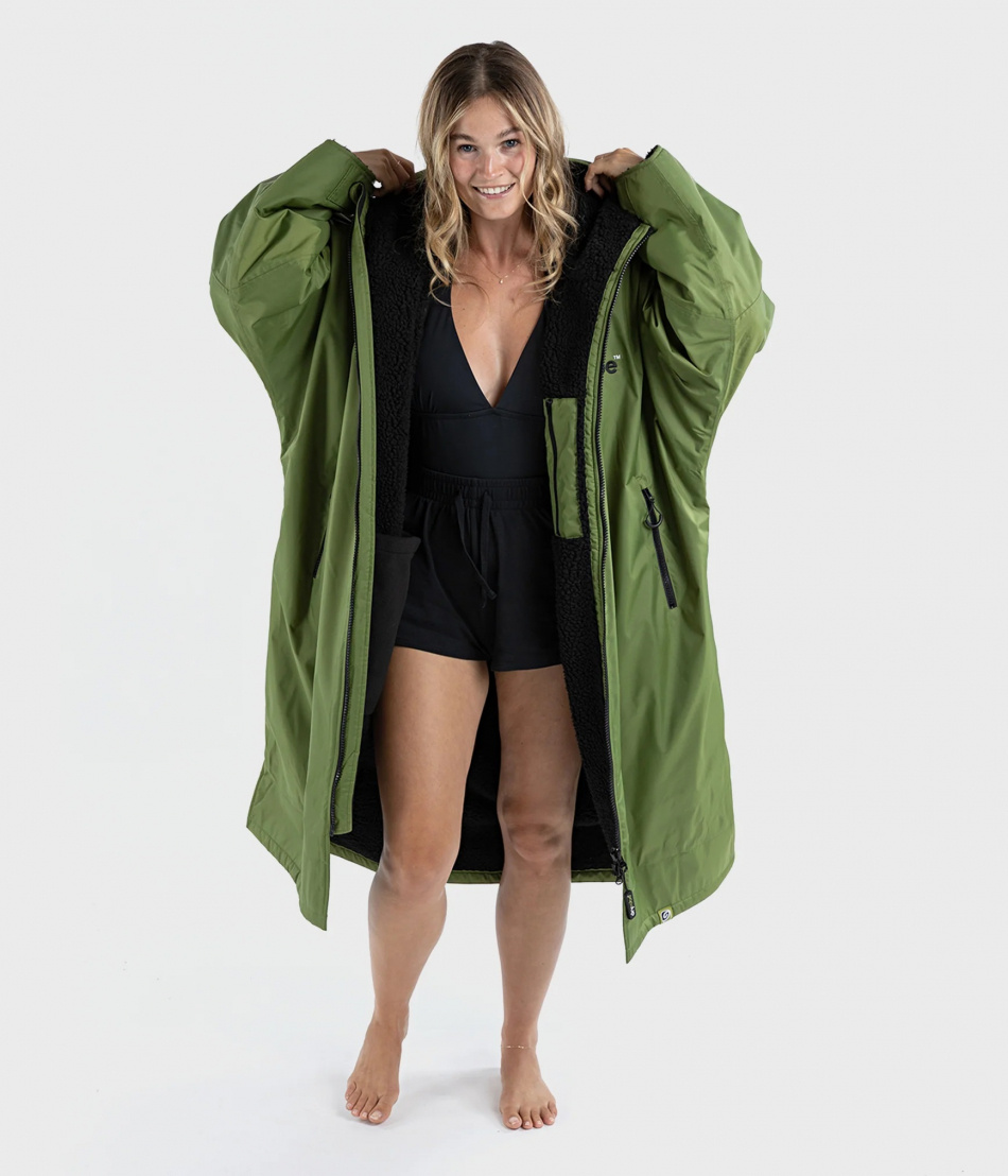 Dryrobe Advance long sleeve Dark Green / Black