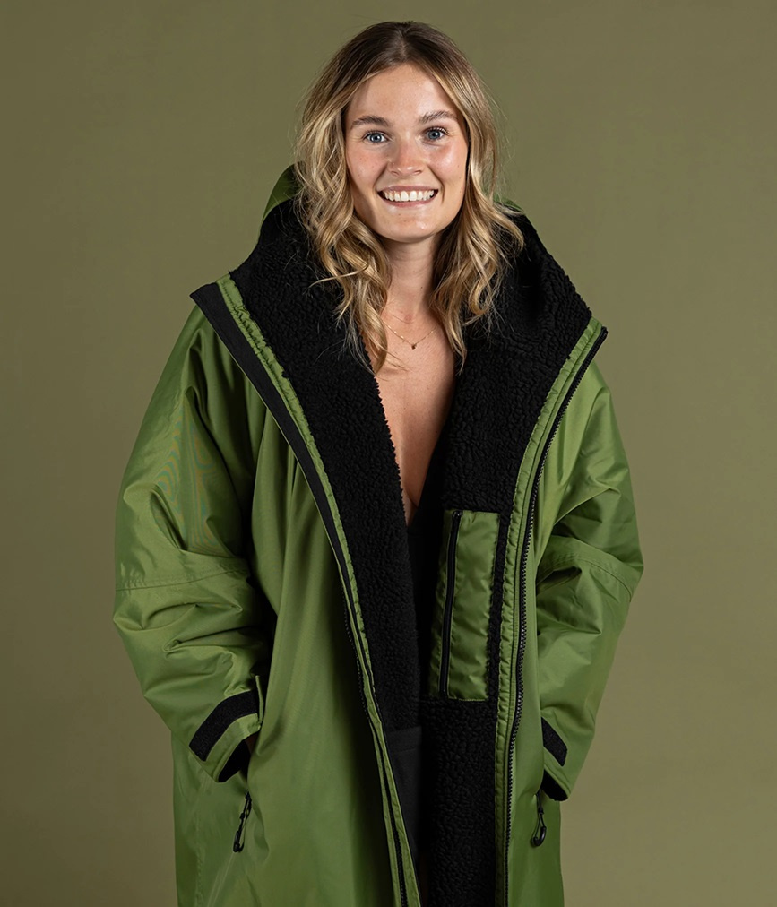 Dryrobe Advance long sleeve Dark Green / Black