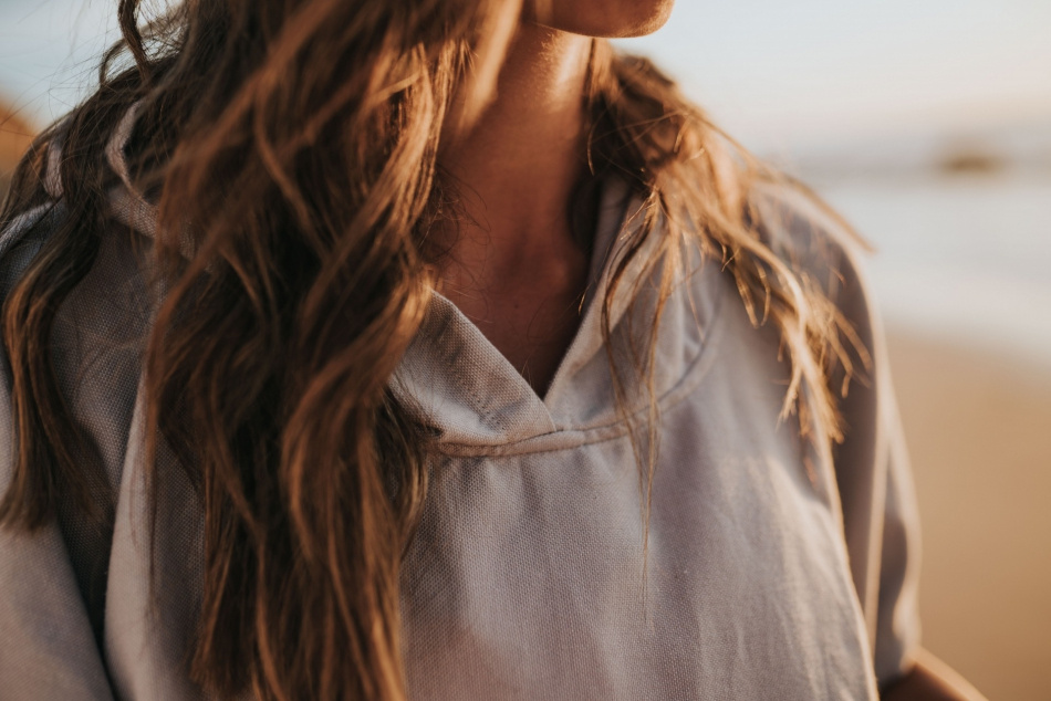 Futah Poncho Ericeira Light Grey