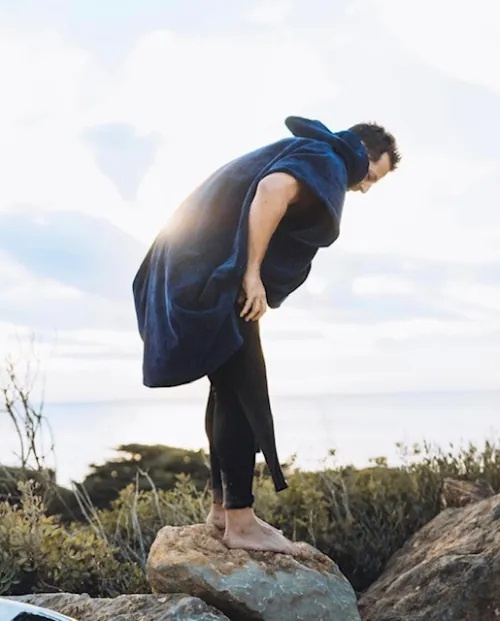 Futah Poncho Ericeira Terry Blue