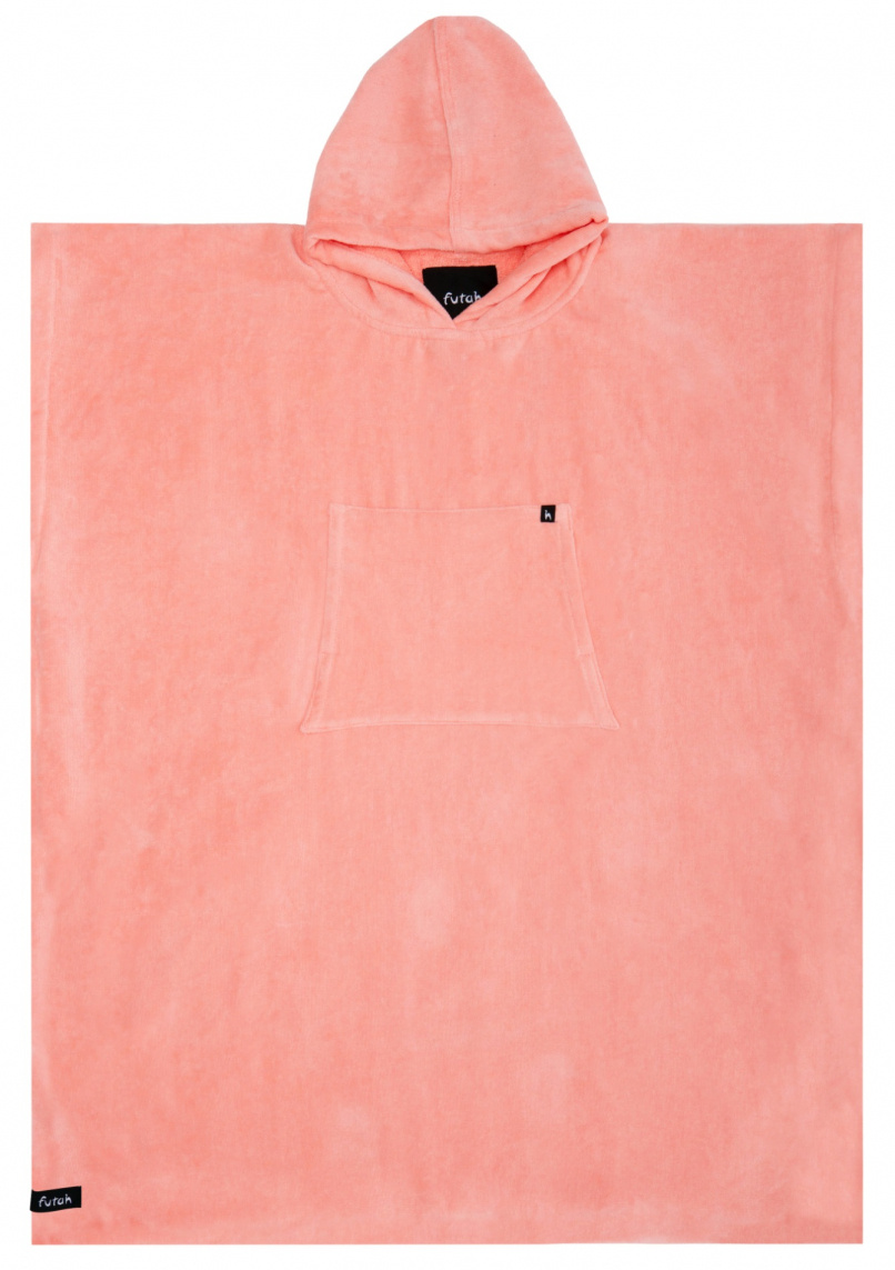 Futah Poncho Ericeira Coral Terry Corall