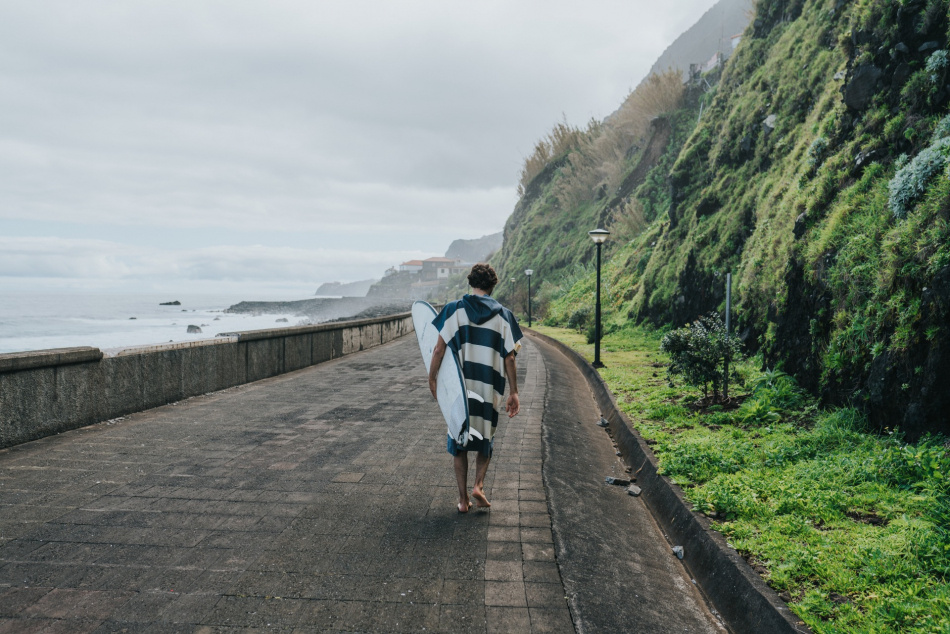 Futah Poncho Bedu Blue