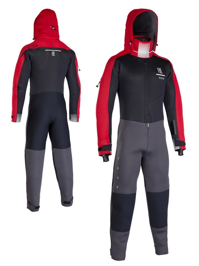 Ion Fuse Torrdräkt 4/3 DL svart/röd