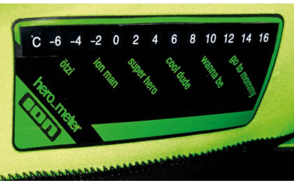 Ion Fuse Torrdräkt 4/3 DL svart/röd