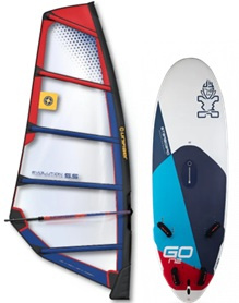 Komplett set nivå 2-4 Starboard Go (Utveckling/Freeride)