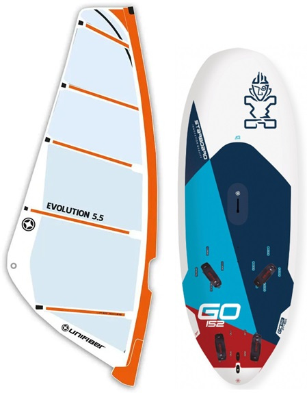 Komplett set nivå 2-4 Starboard Go (Utveckling/Freeride)