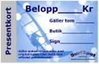 Presentkort Webshop SurfSpot