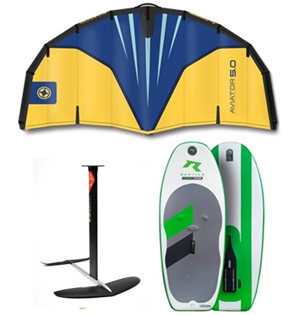 Wingfoil, paket med Reptile bräda och Aviatorvinge