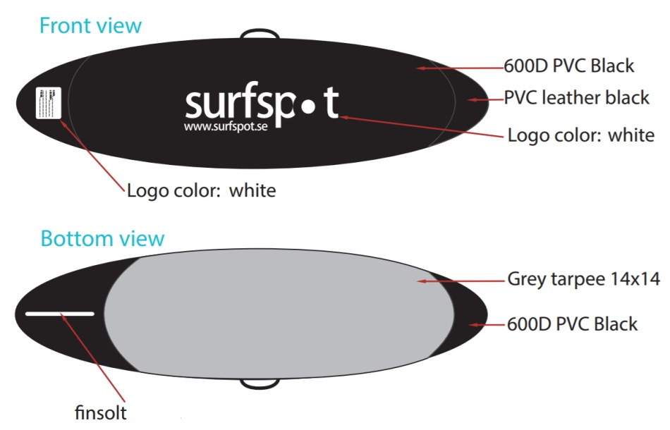 SurfSpot Boardbag Pro 5mm