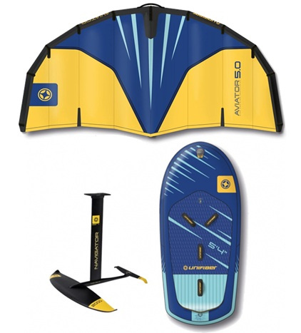 Wingfoil, paket med Startkitt Unifiber